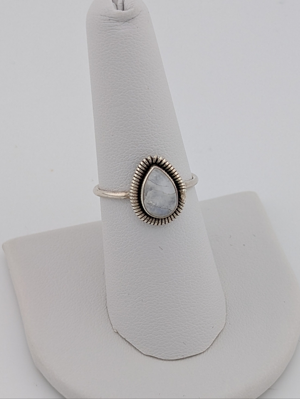 Sterling Moonstone Ring 7.5 - Everyday 925 Silver Jewelry